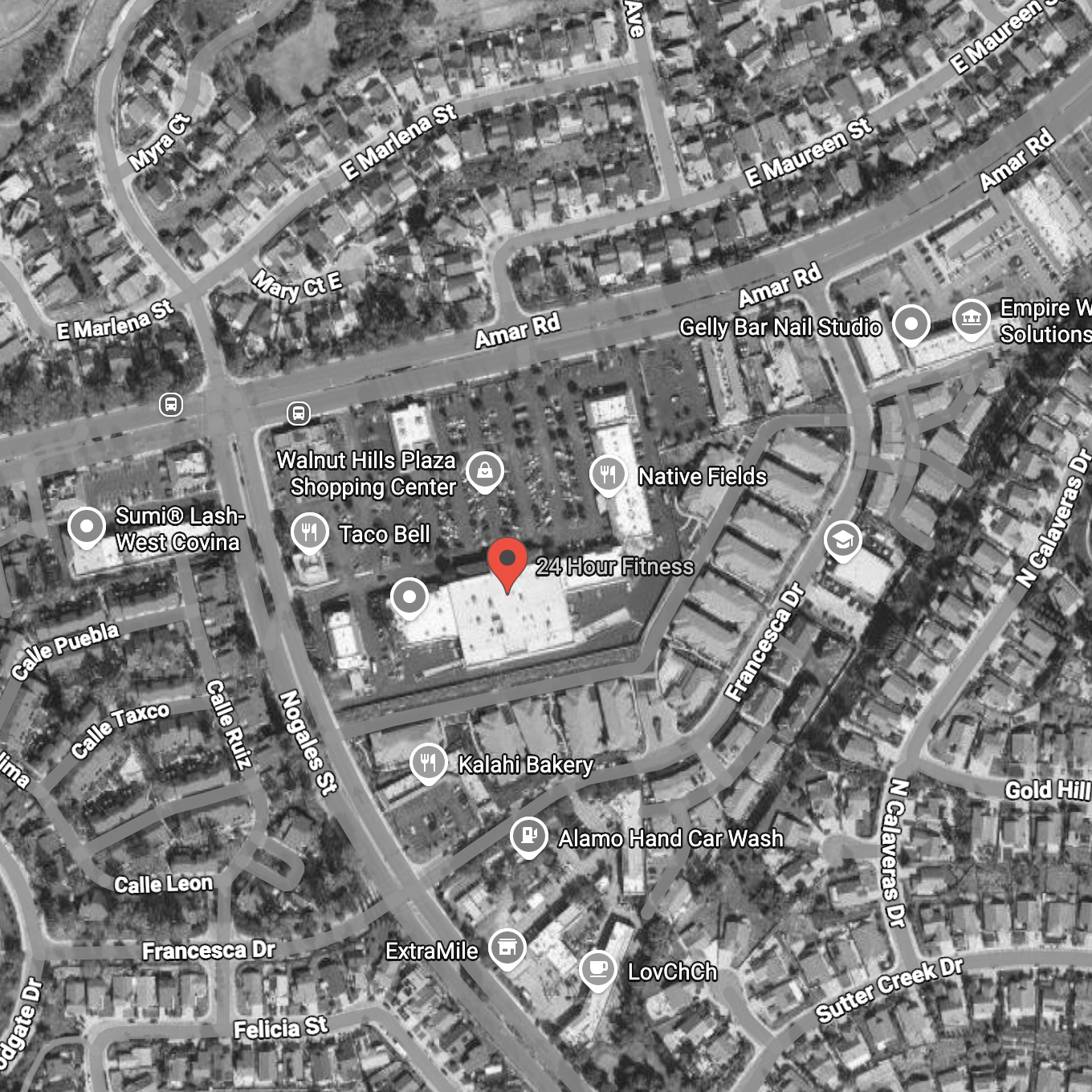 Location Map - 18730 Amar Rd, Walnut, CA